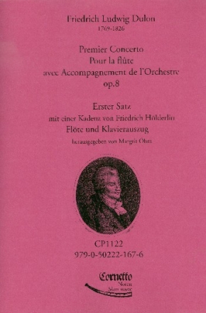 Konzert Nr.1 (1. Satz) op.8 fr Flte und Orchester f Flte und Klavier