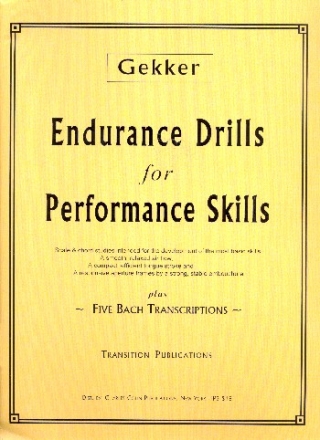 Endurance Drills for Performance Skills for trumpet