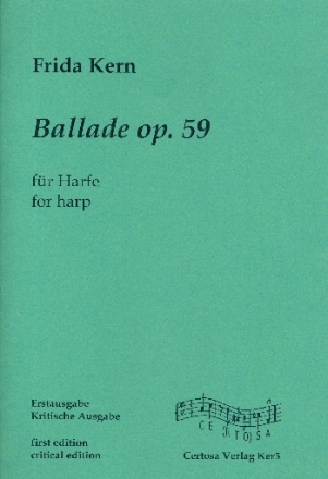 Ballade op.59 fr Harfe
