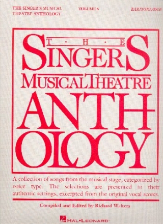 The Singers Musical Theatre Anthology vol.6: for baritone/bass and piano