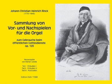 Sammlung von Vor- und Nachspielen op.129 Teil 1-3 fr Orgel