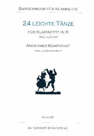 24 leichte Tnze (+CD) fr Klarinette und Klavier Partitur und Stimme