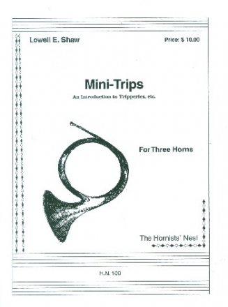 Mini-Trips for 3 horns score and parts