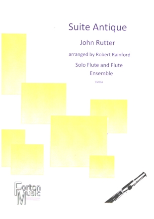 Suite antique for flute solo and flute ensemble score and parts