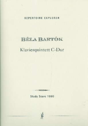 Quintett C-Dur fr 2 Violinen, Viola, Violoncello und Klavier Partitur und Stimmen