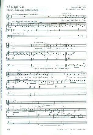Magnificat fr Bariton, gem Chor und Orgel Partitur