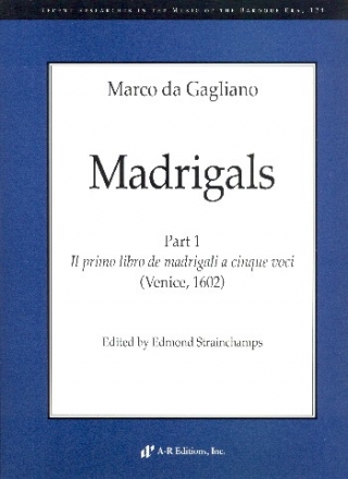 Madrigals vol.1 for 5 voices score