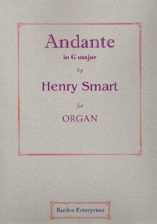 Andante in G Major no.1 for organ