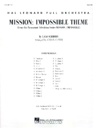 Mission impossible: for orchestra score
