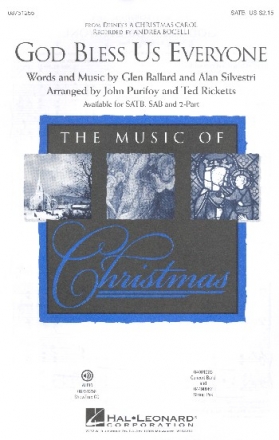 God bless us everyone for mixed chorus and piano score