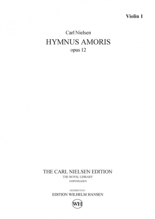 Hymnus amoris op.12 for soloists, mixed chorus and orchestra score