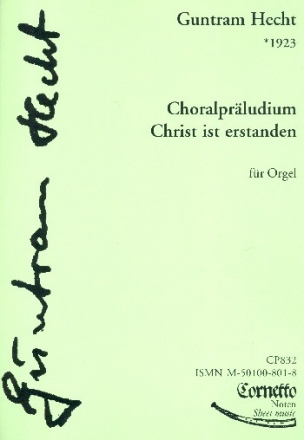 Choralprludium Christ ist erstanden fr Orgel
