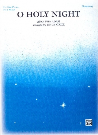 O holy Night for piano 4 hands score
