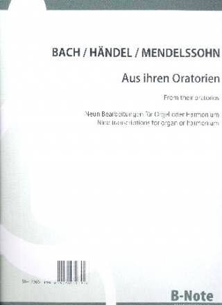 Aus Oratorien fr Orgel (Harmonium)