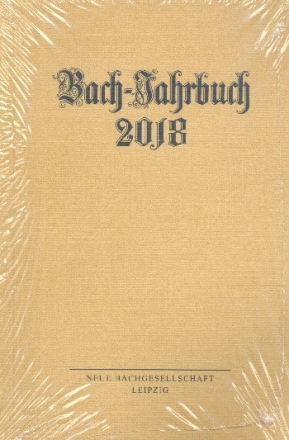 Bach-Jahrbuch 2018