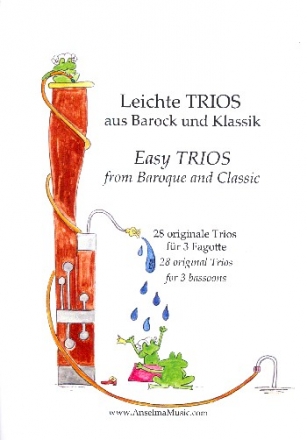 Leichte Trios aus Barock und Klassik fr 3 Fagotte Partitur