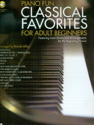 Classical Favorites for Adult Beginners (+Audio Access) for piano (in 2 versions)