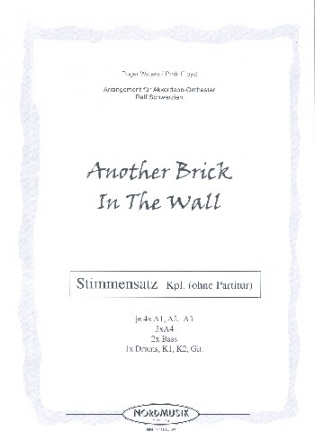 Another Brick in the Wall fr Akkordeonorchester Stimmensatz