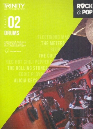 Rock & Pop Exams 2018 Grade 2 (+Online Audio) for drum set