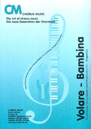 Volare - Bambina fr gem Chor a cappella (Klavier ad lib) Chorpartitur (dt)