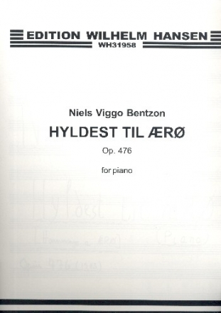 Hyldest til aeroe op.476 for piano