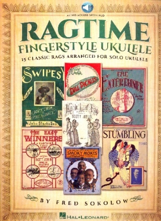 Ragtime Fingerstyle Ukulele (+Audio Access): for ukulele/tab