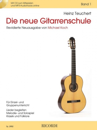 Die neue Gitarrenschule 1 (+audio online) fr Gitarre Neuausgabe 2018