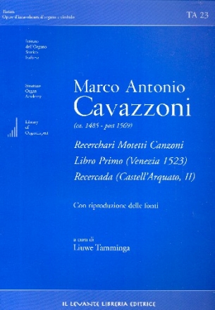 Recerchari Motettz Canzoni  Libro primo per organo o cimbalo