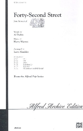 Forty-Second Street for female chorus and piano score