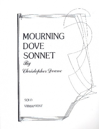Mourning Dove Sonnet for vibraphone