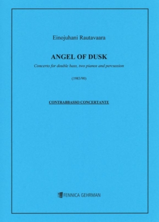 Angel of Dusk for double bass, 2 pianos and percussion parts