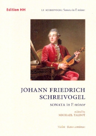 Sonate e-Moll fr Violine und Bc Partitur und Stimmen (Bc ausgesetzt)