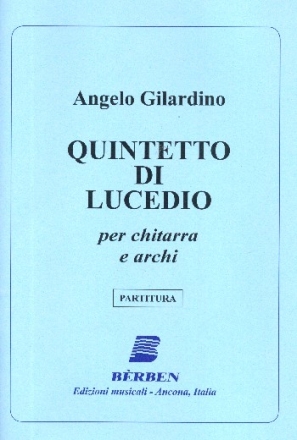 Quintetto di Lucedio per chitarra e archi partitura