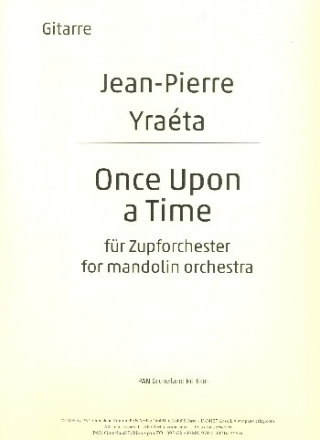 Once upon a Time fr Zupforchester Gitarre
