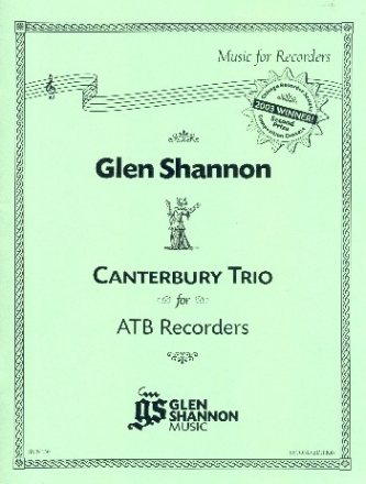 Canterbury Trio for 3 recorders (ATB) score and parts