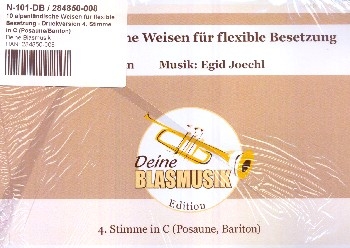 10 alpenlndische Weisen fr 4 Blechblser (Ensemble) 4. Stimme in C (Posaune/Bariton)