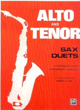 Alto and Tenor Sax Duets for 2 saxophones (AT) score