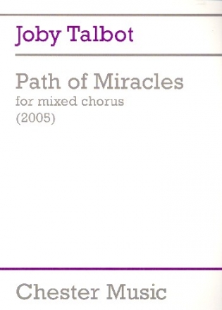 Path of Miracles for mixed chorus a cappella score