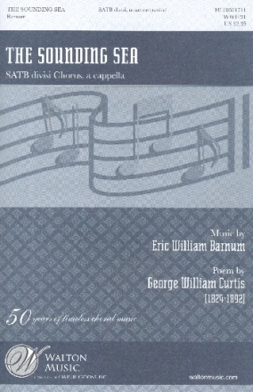The sounding Sea for mixed chorus a cappella score