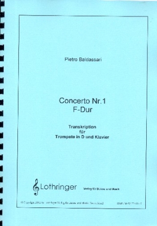 Konzert F-Dur Nr.1 f�r Trompete in D und Klavier