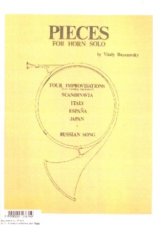 4 Improvisations - for horn solo