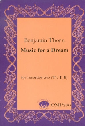 Music for a Dream for 3 recorders (ATB) score and parts