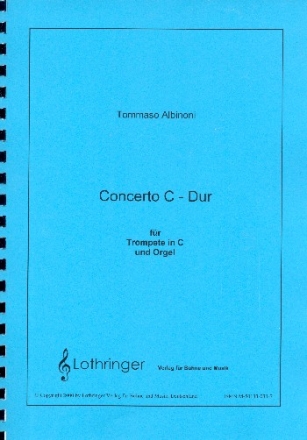 Konzert C-Dur fr Trompete in C und Orgel 2 Spielpartituren
