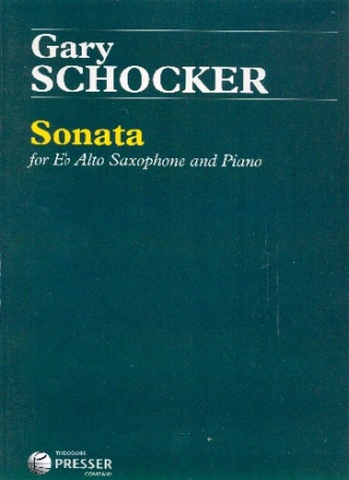 Sonata for alto saxophone and piano