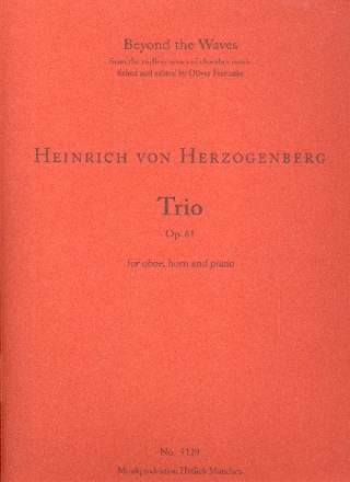 Trio op.61 fr Oboe, Horn und Klavier Partitur und Stimmen