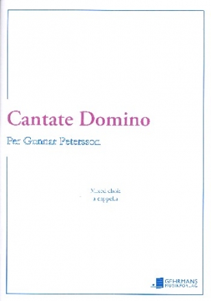 Cantate Domino for mixed chorus a cappella score
