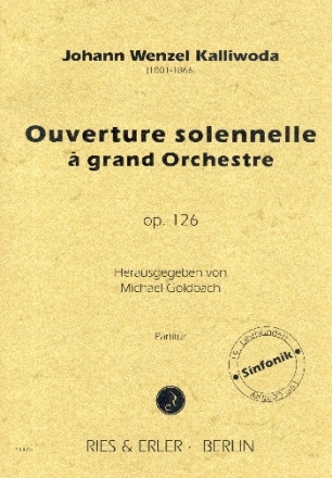 Ouverture solennelle  grand orchestre op.126 fr Orchester Partitur