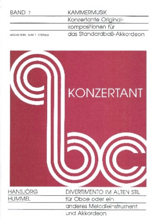ABC konzertant Band 7 fr Oboe  und Akkordeon