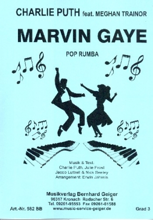 Marvin Gaye: fr Big Band Direktion und Stimmen
