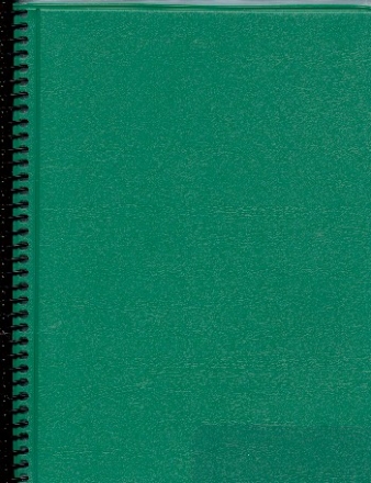 Marschmappe hoch grn 30 Taschen 12,4 x 17,8 cm